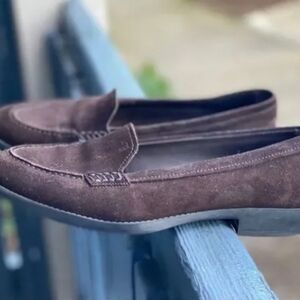 Brown shoes suede bean shoes